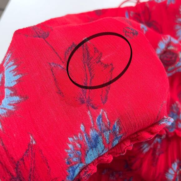 Intimately Free People Garden Party Floral Tiered Maxi Dress Size Small - Picture 16 of 16